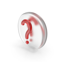 Question Mark In Circle Shape Glass PNG & PSD Images