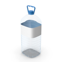 Water Bottle With Label 5L PNG & PSD Images