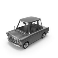 Silver Cartoon Car PNG & PSD Images