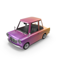 Gradient Cartoon Car PNG & PSD Images
