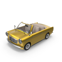 Cartoon Car Gold PNG & PSD Images