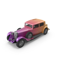 Vintage Gradient Car PNG & PSD Images