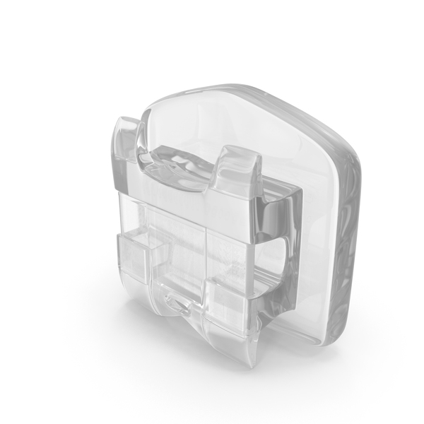Transparent Self Ligating Dental Braces Bracket Close PNG & PSD Images
