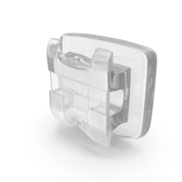 Transparent Self Ligating Dental Braces Bracket Close PNG & PSD Images