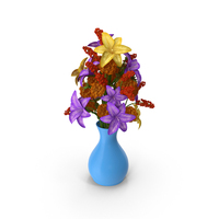 Flowers in a Vase PNG & PSD Images