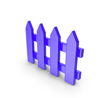 Single Toy Fence Blue PNG & PSD Images
