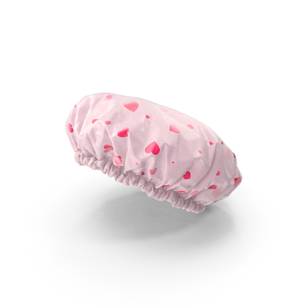 Satin Lined Shower Cap Pink PNG & PSD Images