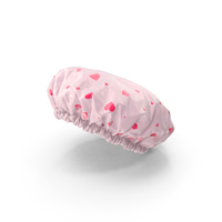 Satin Lined Shower Cap Pink PNG & PSD Images