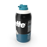 Shaving Cream Gillette Can PNG & PSD Images