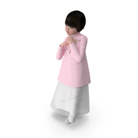 Shy Chinese Baby Girl PNG & PSD Images