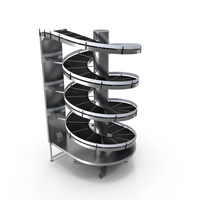 Slat Chain Spiral Conveyor PNG & PSD Images