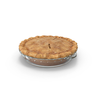 Apple Pie With Glass Plate PNG & PSD Images
