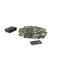 Black Tarot Cards Scattered PNG & PSD Images