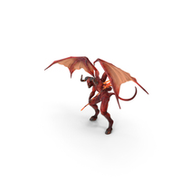 Devil Character With Trident In An Angry Pose PNG & PSD Images