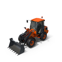 Electric Loader with Bucket Simple Interior PNG & PSD Images