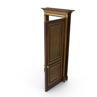 Open Decorative Door 90 Degrees PNG & PSD Images