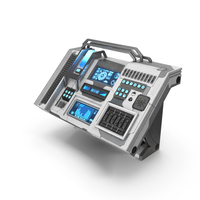 Sci Fi Control Panel Table PNG & PSD Images