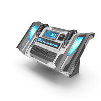 Sci Fi Control Panel Table PNG & PSD Images