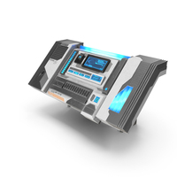 Sci Fi Control Panel Table PNG & PSD Images