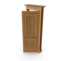 Decorative Door Wood Cedar Open PNG & PSD Images