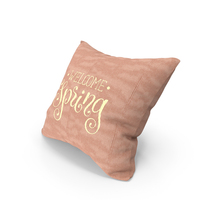 Pillow Spring Pink PNG & PSD Images