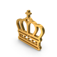 Gold Crown Icon PNG & PSD Images