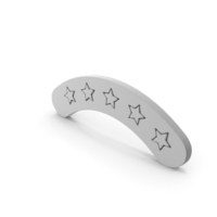 Five Stars Rating Symbol PNG & PSD Images