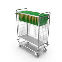 Steel Mail Trolley Large PNG & PSD Images
