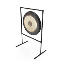 Symphonic Gong 28 Inch Square Stand PNG & PSD Images