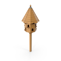 Twelve Nest Dovecote Wooden PNG & PSD Images