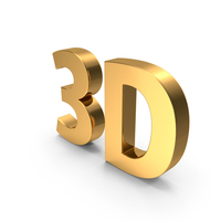 Gold 3D Text PNG & PSD Images