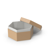 Open Hexagon Box PNG & PSD Images