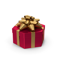 Red & Gold Gift Box PNG & PSD Images