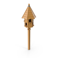 Wooden Dovecote for Six Nests PNG & PSD Images