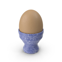 Egg In Blue Marble Cup PNG & PSD Images