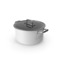 White Cooking Pot PNG & PSD Images