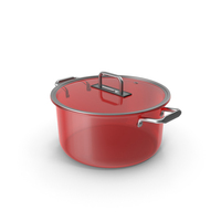 Red Glass Cooking Pot PNG & PSD Images