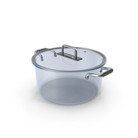 Blue Glass Cooking Pot PNG & PSD Images