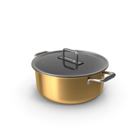 Gold Cooking Pot PNG & PSD Images