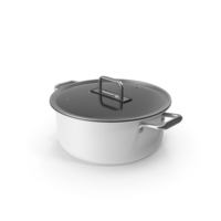 White Cooking Pot PNG & PSD Images