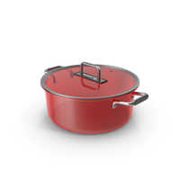 Red Glass Cooking Pot PNG & PSD Images