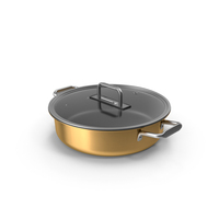 Gold Cooking Pot PNG & PSD Images