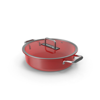 Red Glass Cooking Pot PNG & PSD Images