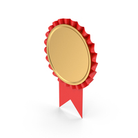 Gold Medal With Red Ribbon PNG & PSD Images