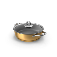 Gold Cooking Pot PNG & PSD Images