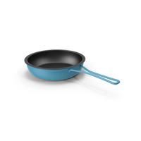 Blue Frying Pan PNG & PSD Images