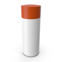 Spray Can With Orange Cap PNG & PSD Images