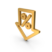 Low Cost Icon Gold PNG & PSD Images