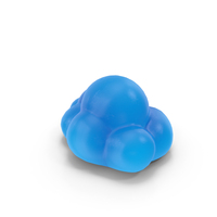 Blue Glowing Cloud PNG & PSD Images