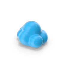 Cartoon Blue Cloud PNG & PSD Images